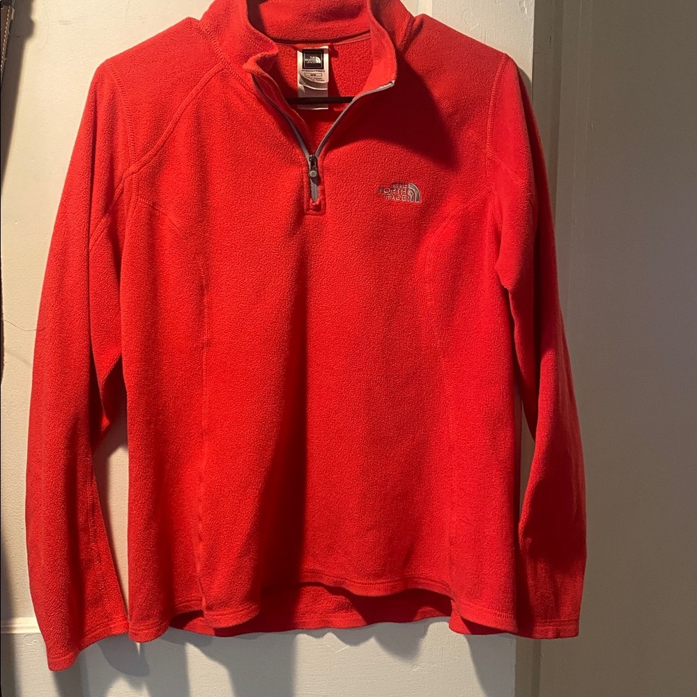 The North Face Vibrant Red Fleece Pullover